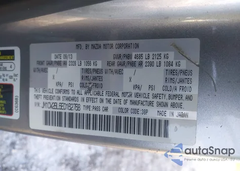 2014 Mazda Mazda5 Sport from USA, damaged, VIN JM1CW2BL6E0162768